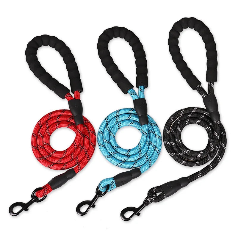 150/200/300cm Strong Dog Leash Pet Leashes Reflective Leash For Big Small Medium Large Dog Leash Drag Pull Tow Golden Retriever - My Store