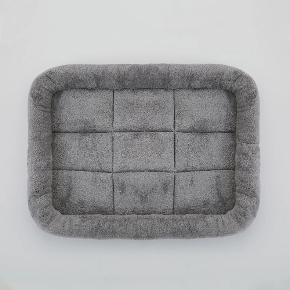 Soft Plush Square Dog Bed Mat Beds for Dogs Cat Small Medium Large Pet Sleep Calming Pad Cat Dog Bed Cushion Pet Supplies - My Store