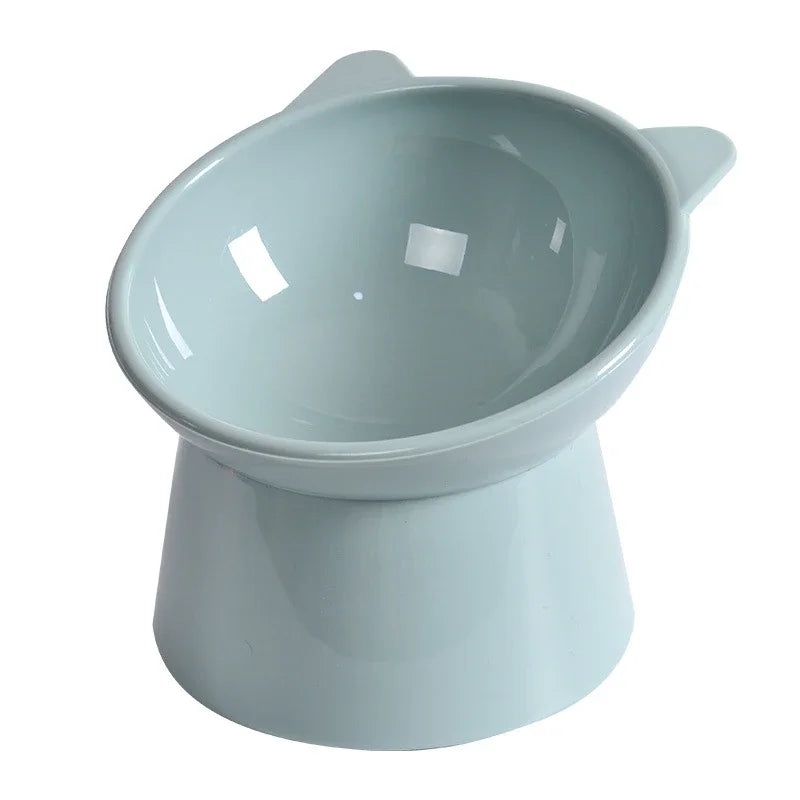 2023 New Cat Bowl High Foot Dog Bowl 45°Neck Protector Cat Pet Food Water Bowls Pet Feeding Cup Pet Feeder - My Store