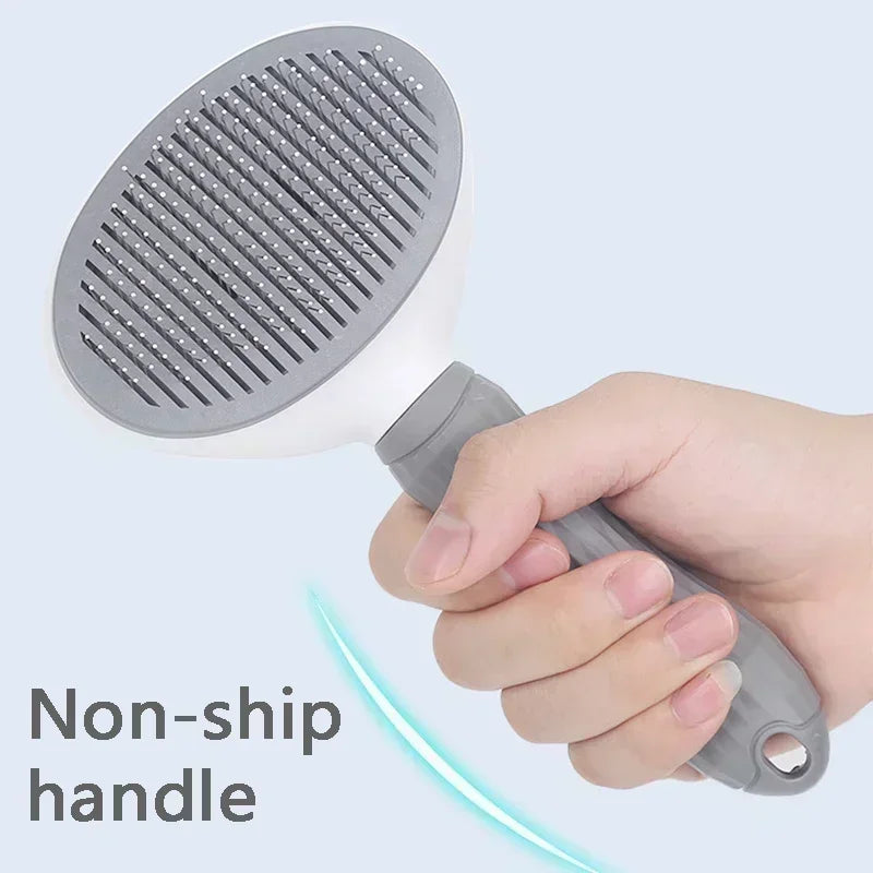 Hair Remover Brush Dog and Cat Non-slip Beauty Brush Dog Grooming Equipment Pets Stainless Steel For Dogs Pet Hair Removal Comb - My Store