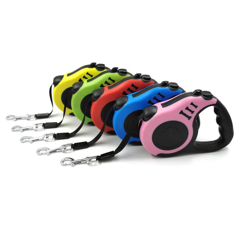 3 Meters 5 Meters Retractable Dog Leash Pet Leash Traction Rope Belt Automatic Flexible Leash For Small Medium Large Dog Product - My Store