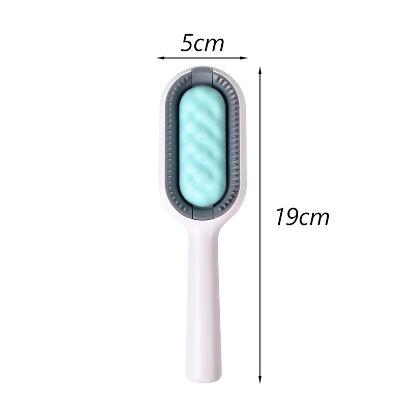 Double Sided Hair Removal Brushes for Cat Dog Pet Grooming Comb with Wipes Kitten Brush gato accesorios artículos para mascotas - My Store