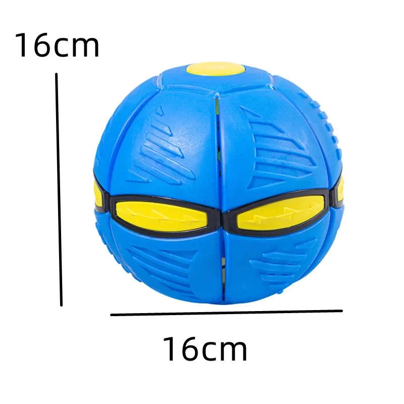 Dog Toys Flying UFO Saucer Ball Interactive Outdoor Sports Training Games Magic Deformation Flat Throw Disc Ball Pet Supplies - My Store