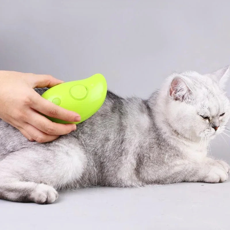 Cat Steam Brush Steamy Dog Brush 3 in 1 Electric Spray Cat Hair Brushes for Massage Pet Grooming Comb Hair Removal Combs - My Store