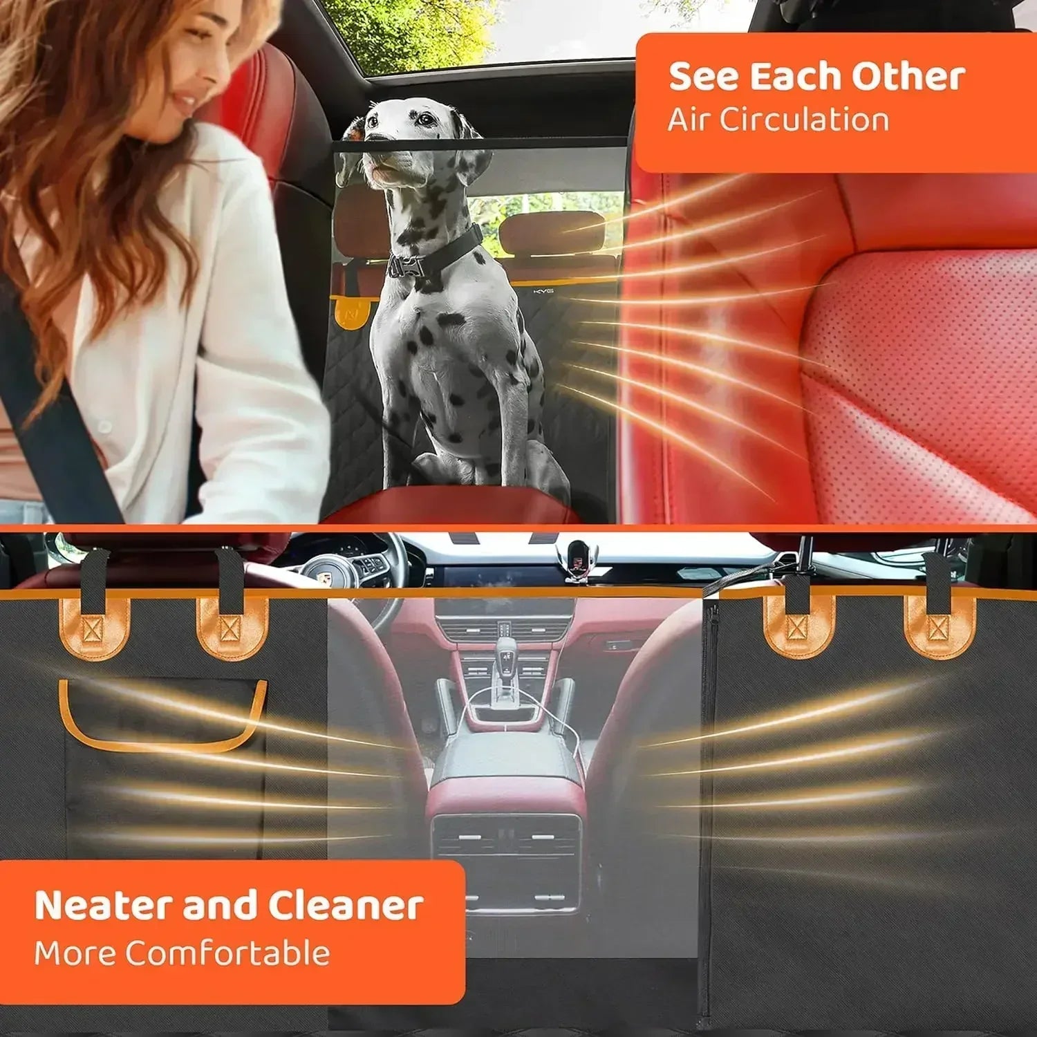 DC PET Dog Car Seat Cover Waterproof Pet Travel Dog Carrier Hammock Car Rear Back Seat Protector Mat Safety Carrier For Dogs - My Store