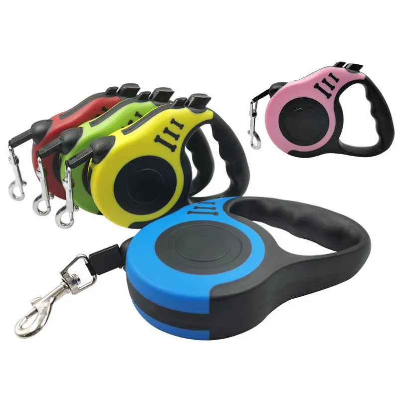 3 Meters 5 Meters Retractable Dog Leash Pet Leash Traction Rope Belt Automatic Flexible Leash For Small Medium Large Dog Product - My Store