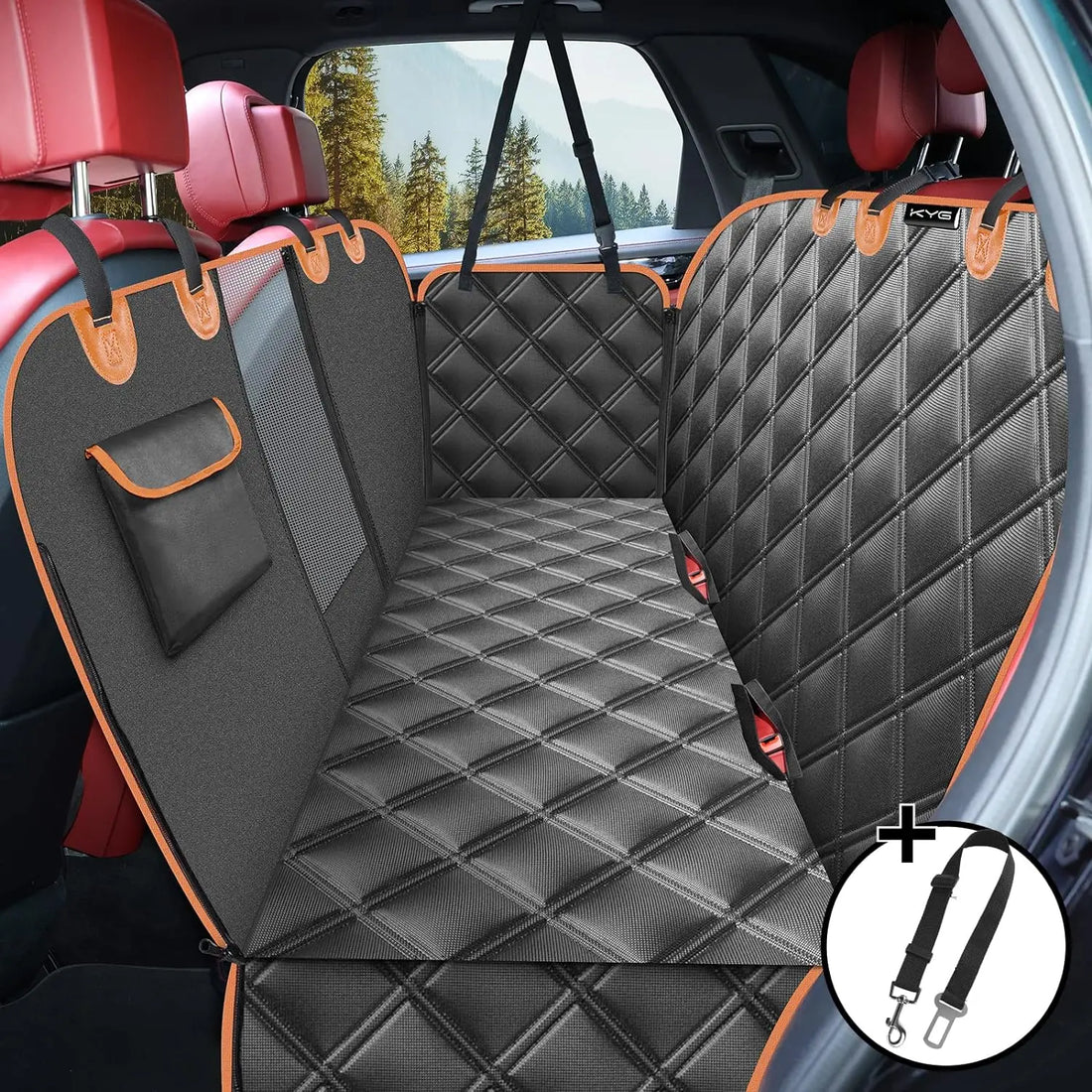 DC PET Dog Car Seat Cover Waterproof Pet Travel Dog Carrier Hammock Car Rear Back Seat Protector Mat Safety Carrier For Dogs - My Store